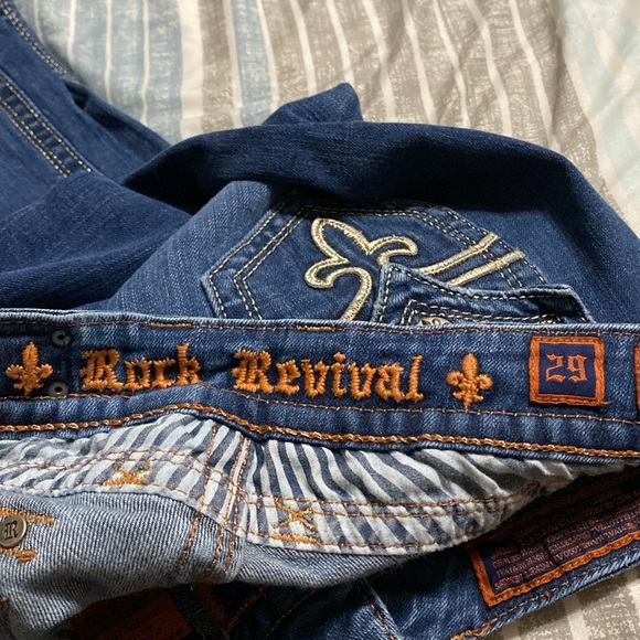 Rock Revival Women's Blue Jeans 29 waist - Picture 3 of 5